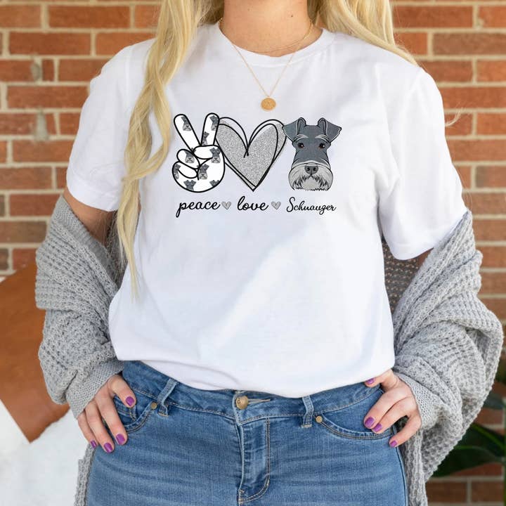 Amour de paix Schnauzer pour la vente par Squishy Faces