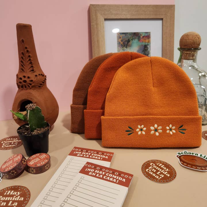 Erica Alfaro Designs - Wholesale Beanie - Women's - Señora Embroidered Beanies5