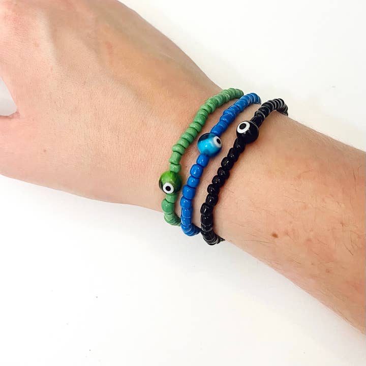 Charley Taylor Art - Wholesale Beaded Bracelet - Evil Eye Color Magic Bead Bracelet8
