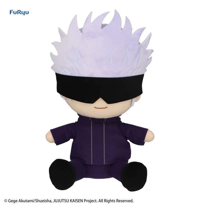 Jujutsu Kaisen - Kyurumaru Big Plush Toy - Satoru Gojo - for wholesale by Old Skool
