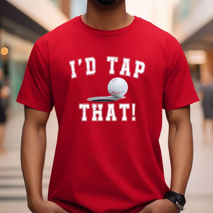 I'd Tap That Shirt, Golf Shirt, Joke Golf Shirt, Golfing for wholesale by Tee Story