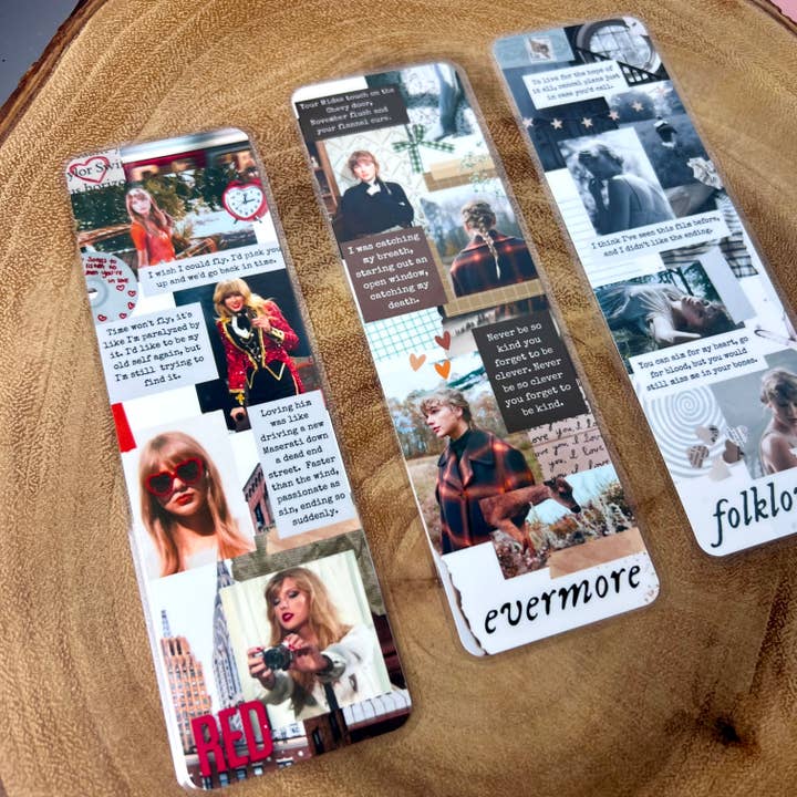 Cozy Reads Shop - Wholesale Bookmark - Eras Collage Bookmarks