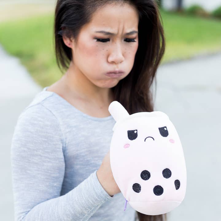 Boba Origin - Wholesale Stuffed/Plush Toy - Kids & Baby - The Original Happy and Mad Reversible / Secret Pouch Boba Plushie6