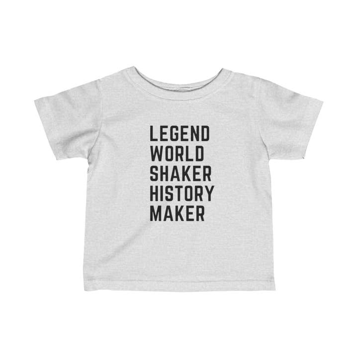History Maker Fine Jersey T-shirt voor kinderen voor wholesale door Get Primped
