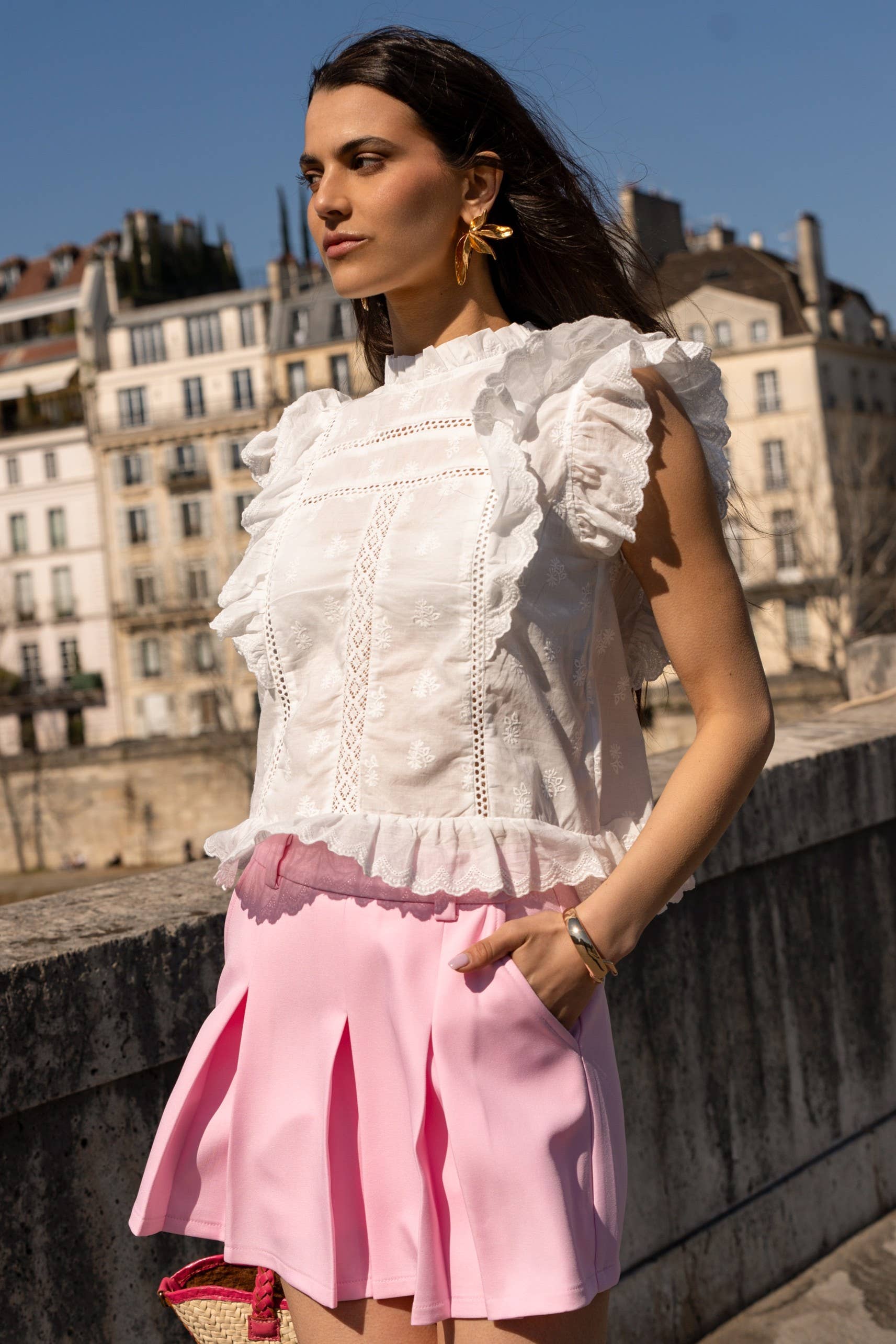 GOLDEN LIVE PARIS - Wholesale Blouse - Women's - Top RIVOLI 92696