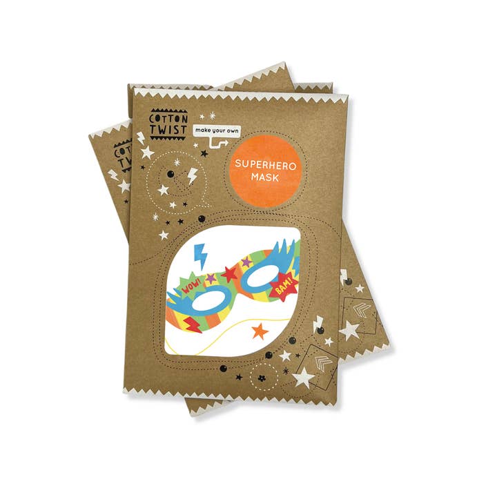 Cotton Twist - Wholesale DIY Craft Kit - Kids - Make Your Own Superhero Mask