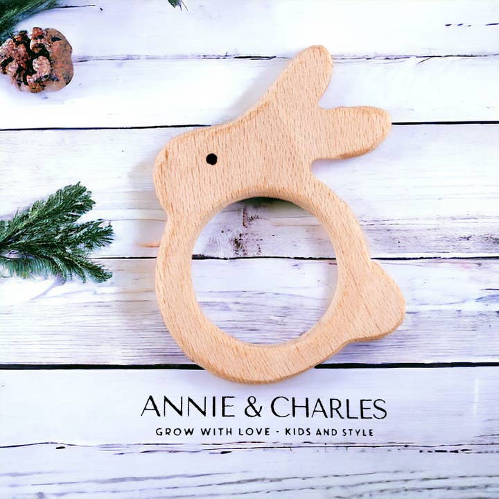 Annie & Charles - Wholesale Teether (Not Clip-On) - Baby - Annie & Charles® wooden teether9