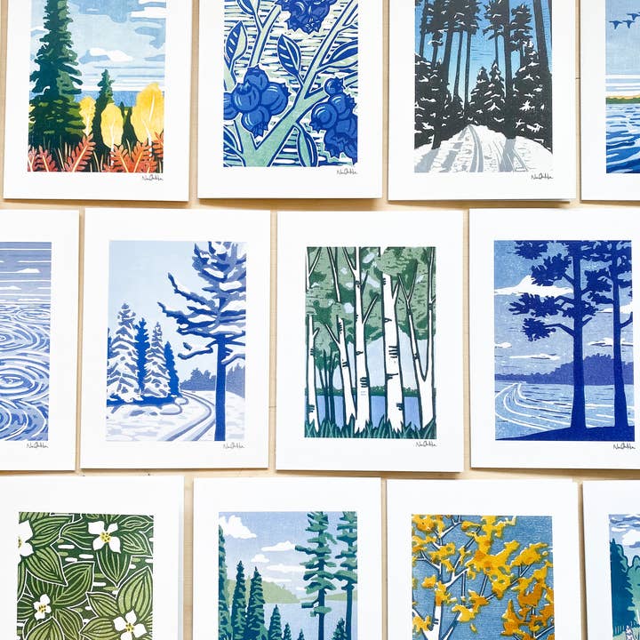 Nan Onkka Prints - Wholesale Everyday Greeting Card - Artist's Point Blank Greeting Card
