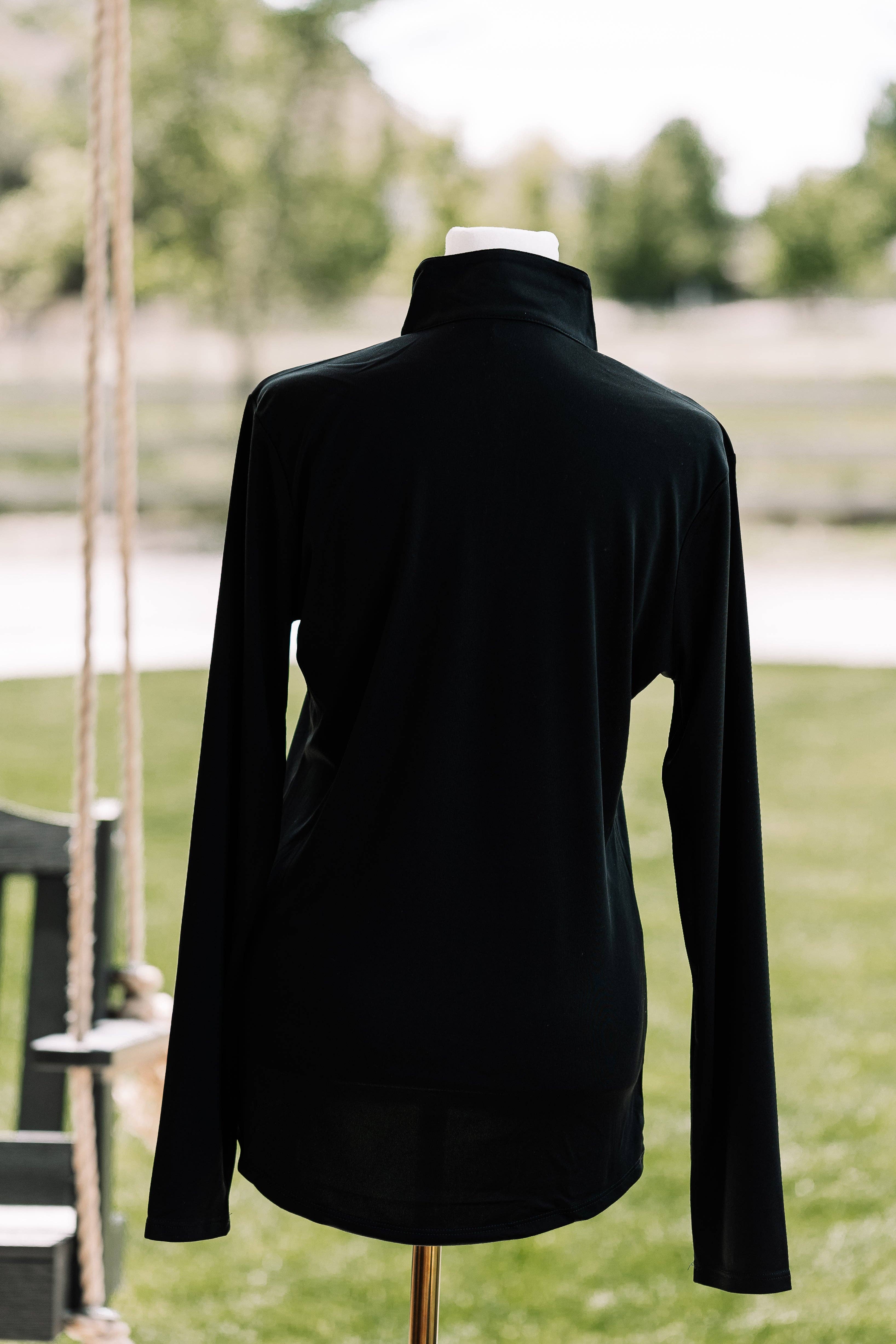 Bridle Up Hope Shop - Wholesale Athletic Top - Women's - Lucky Horseshoe Riding Shirt3