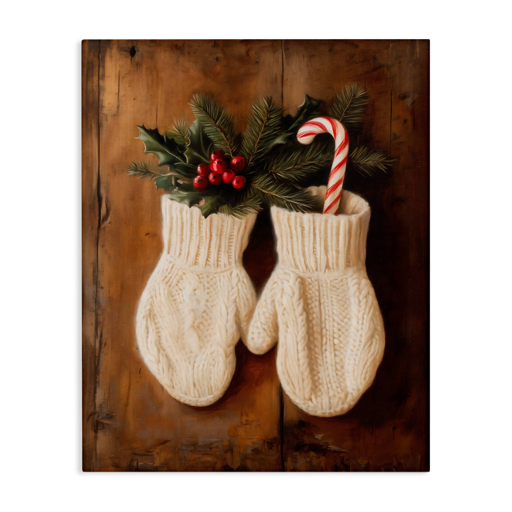 Stupell Industries - Wholesale Wall Sign - Warm Woolen Mittens - Unframed Wall Art5