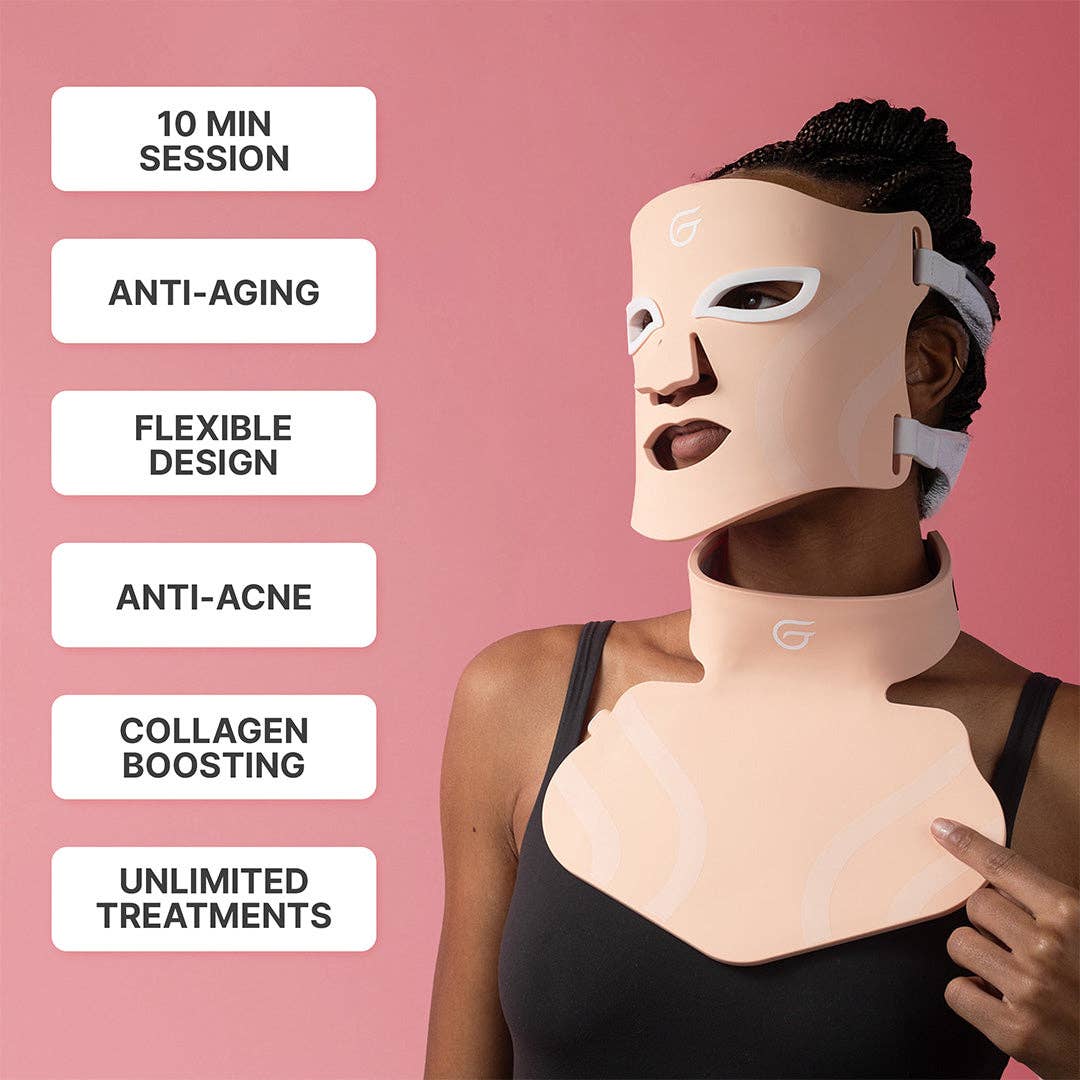 Groomie Hers - Wholesale Skincare Face Mask - GlowUp™ LED Light Therapy Face Mask10