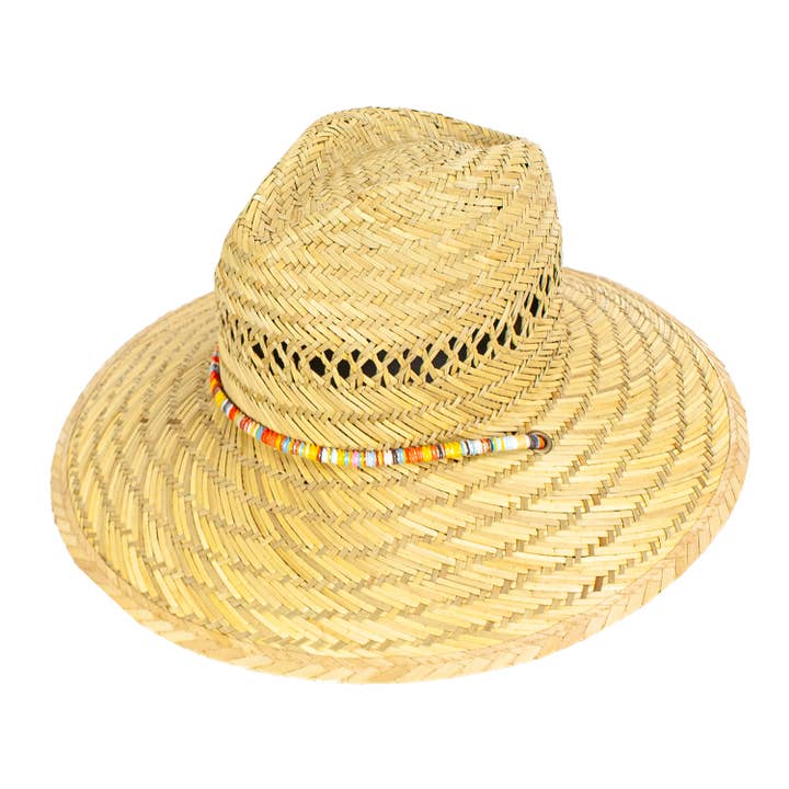 Delta Straw Wide Brim Sun Lifeguard Hat for wholesale by Peter Grimm