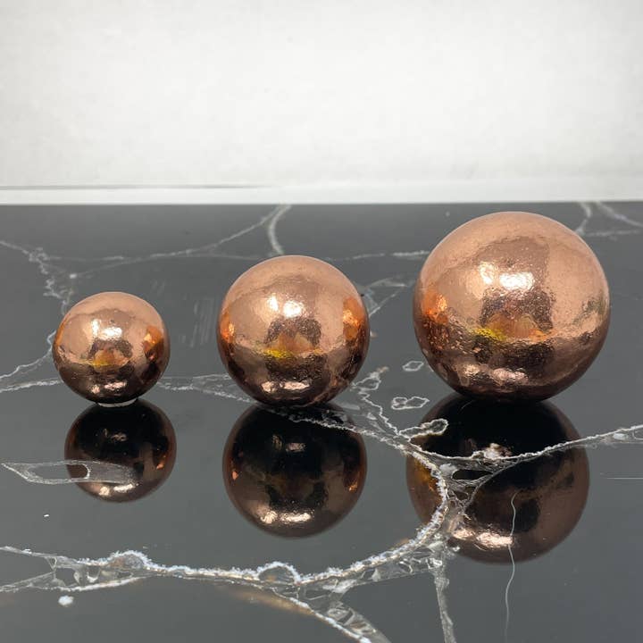 The Crystal Tabby - Wholesale Spiritual Stone/Crystal - Copper Spheres