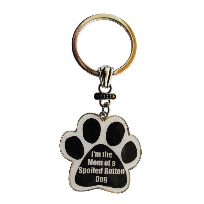 E&S Pets - Wholesale Keychain - Women's - I'm the Mom of a Spoiled Rotten Dog Keychain