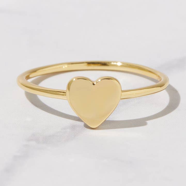 Sami Jewels – Anel de banda por atacado – Anel Coração Valentina0