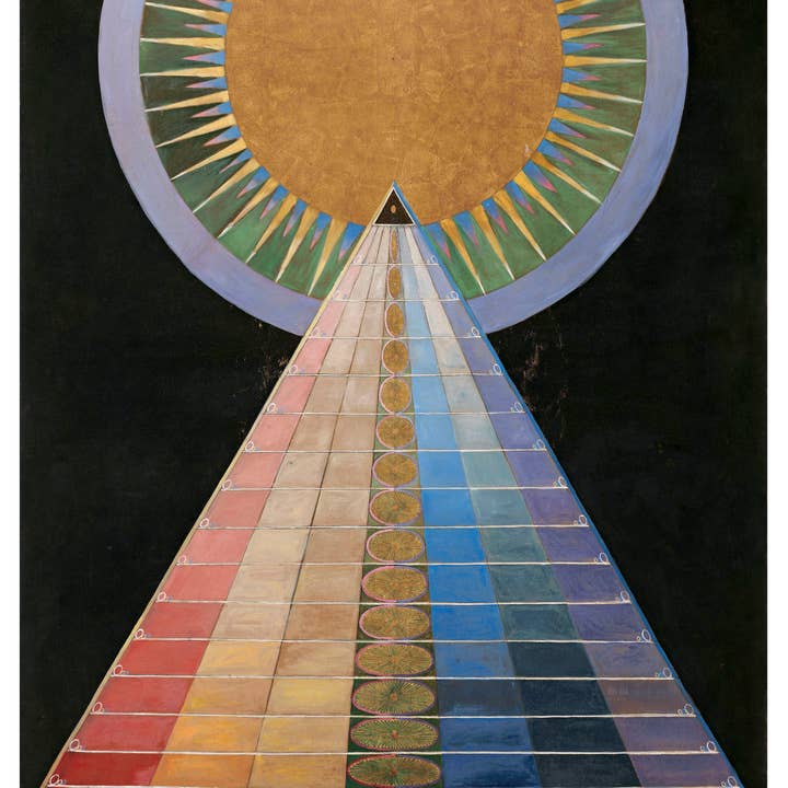 Pomegranate - Wholesale Stationery/Notecard Set - Hilma af Klint: Altarpiece, No. 1 Notecard