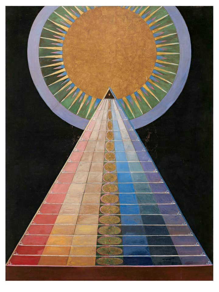Hilma af Klint: Altarpiece, No. 1 Notecard for wholesale by Pomegranate