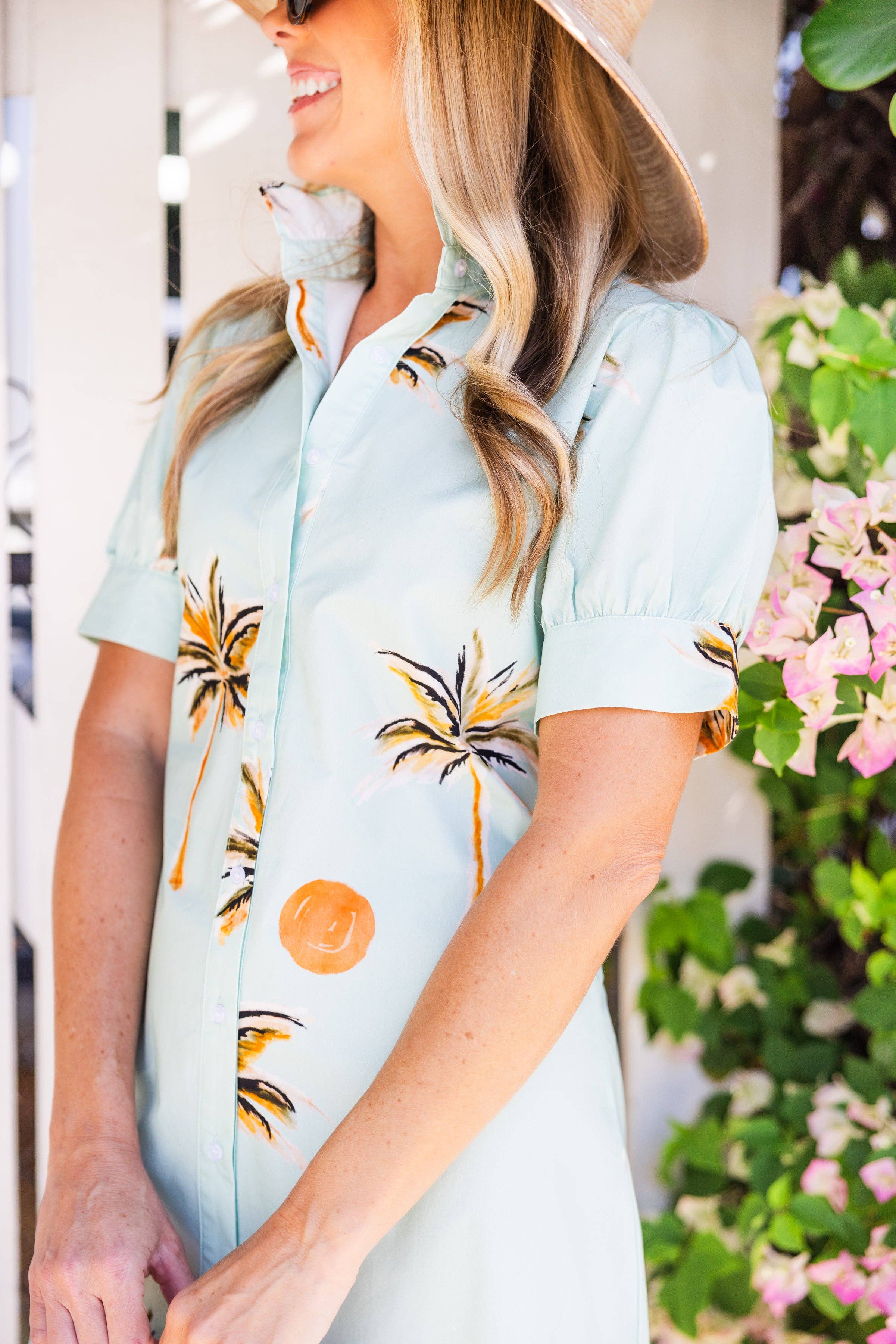 Kathleen Maeve - Wholesale Dress - Women's - Palma Dress | Sun Coco Blue2