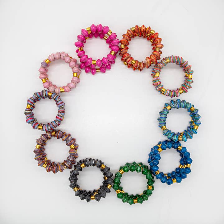 Chunky Spiral Bracelet for wholesale by The Bead Project by TWOPU