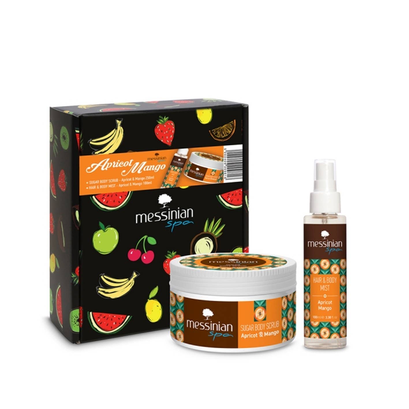 IngrossoBeauty by INCI Srl - Wholesale Bath & Body Set - Beauty Box Apricot Mango Messinian Spa