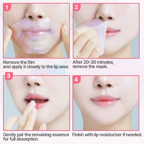 Best Beauty Group - Wholesale Lip Treatment/Mask - PETITFEE Aura Quartz Hydrogel Lip Mask