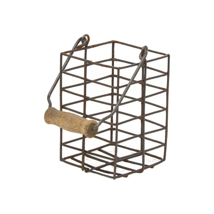 Col House Designs - Wholesale Basket - Mini Wire Tall Basket w/Handle1