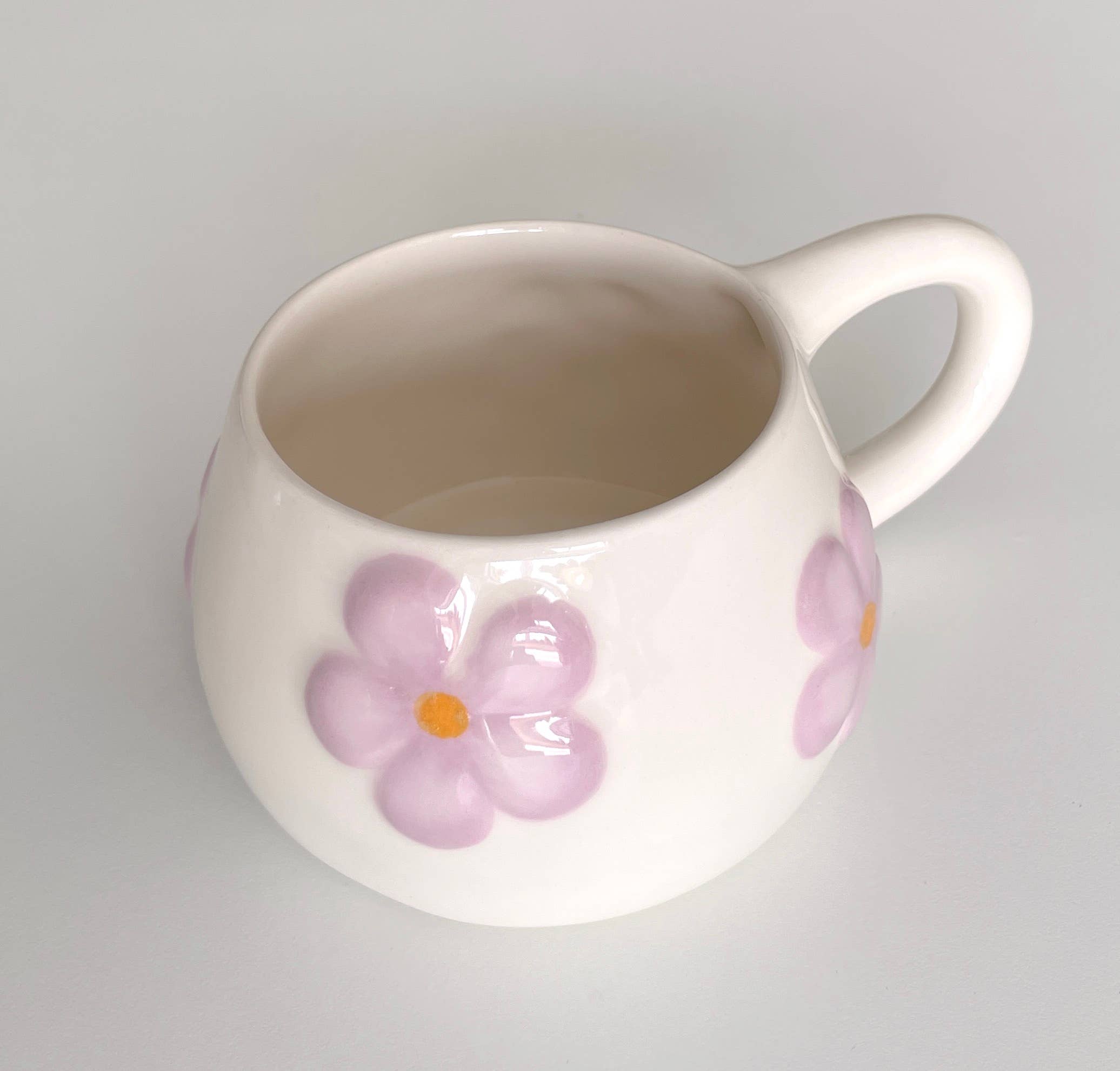 Pipa and Happy – Caneca por atacado – Caneca Blomma de Cerâmica Artesanal com Flores (300 ml)8