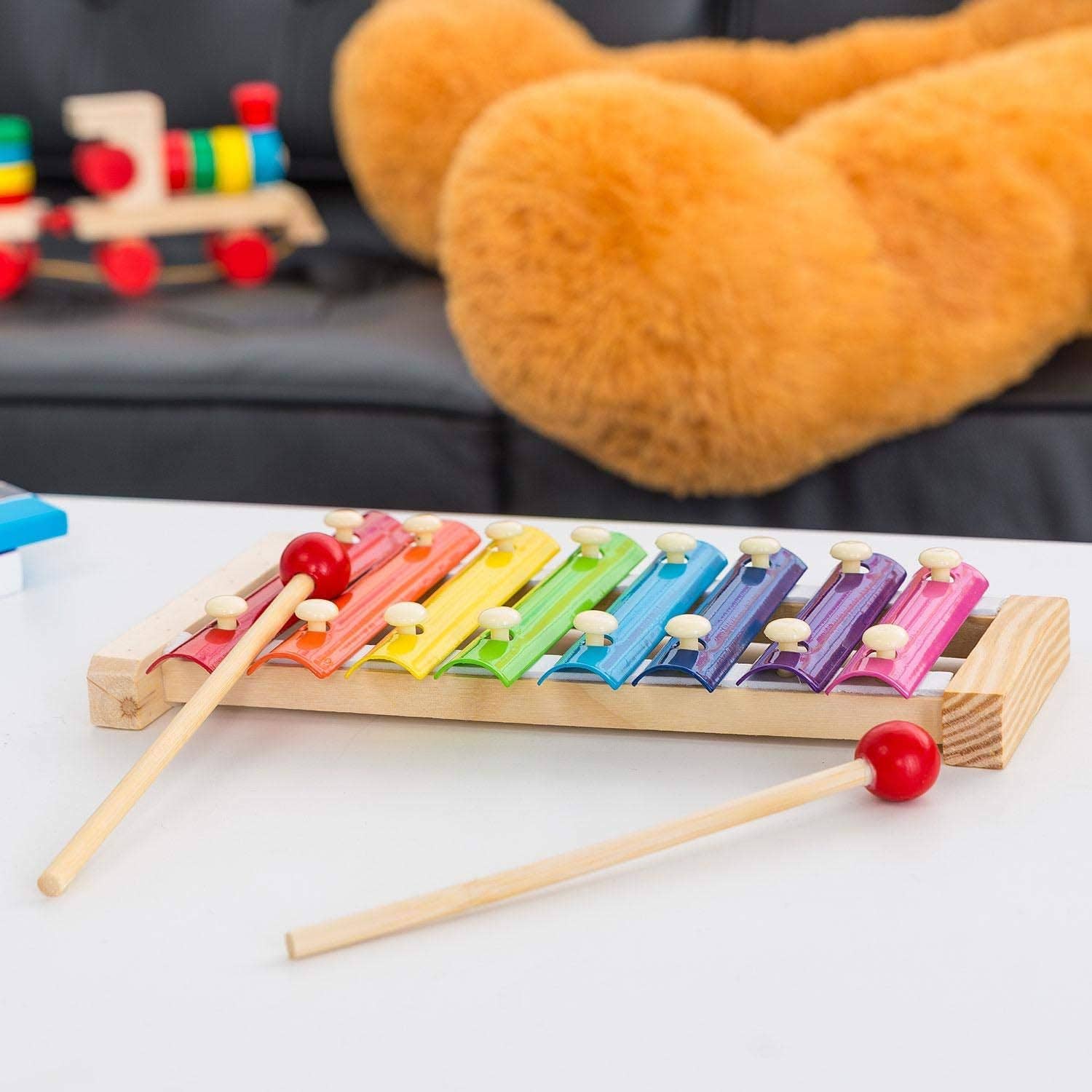 NHP International - Wholesale Musical Toy - Kids & Baby - Kids toys - Multi colour wooden with metal xylophones4