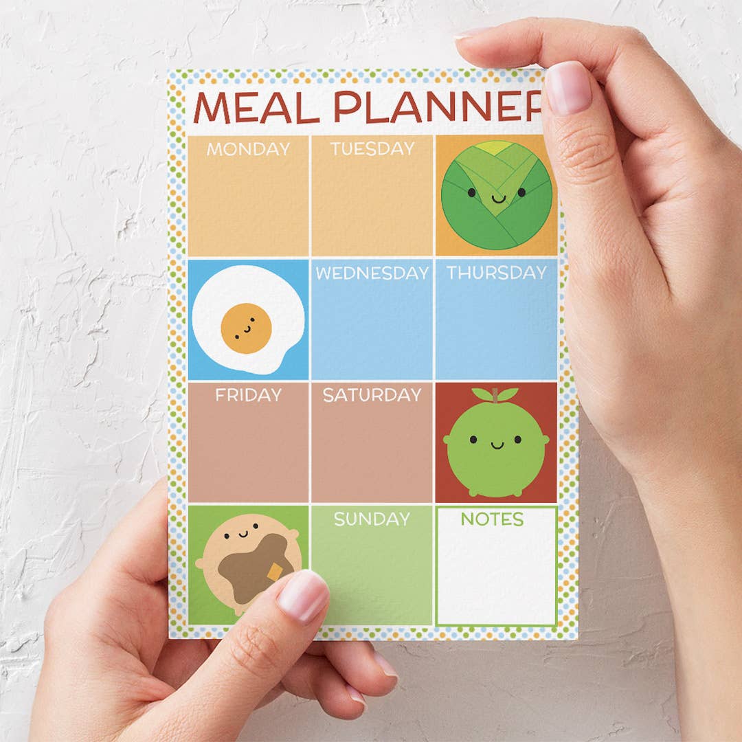 Asking For Trouble - Vente Blocs-notes - Bloc planificateur de repas magnétique Kawaii2