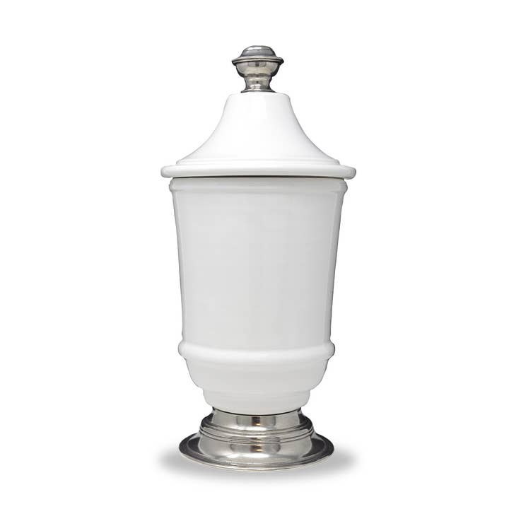 Tuscan Large Footed Canister - Sale for wholesale by Arte Italica & Crown Linen Designs