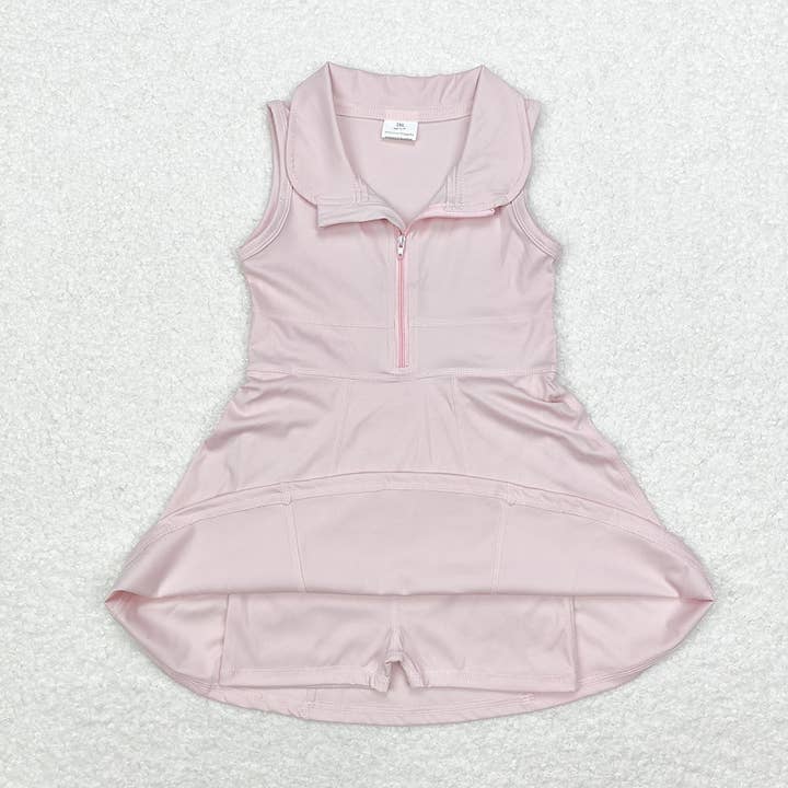 Aier Wholesale - Wholesale Athletic Dress - Kids - Sibling Baby Girls Athletic Active Wear Knee Length Dresses