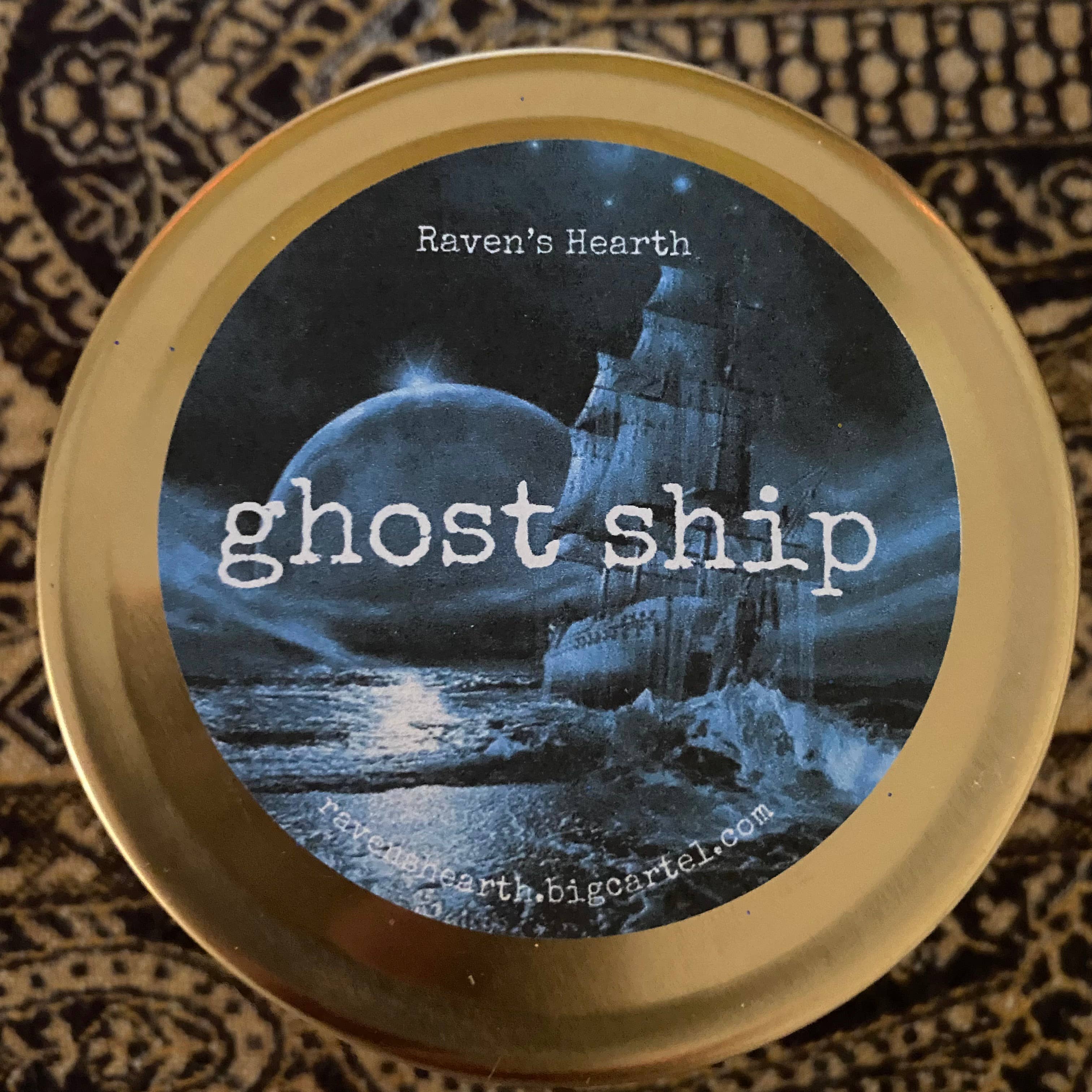 Raven’s Hearth - Wholesale Travel Candles - Ghost Ship Candle | Haunted Ocean Scent | Halloween3