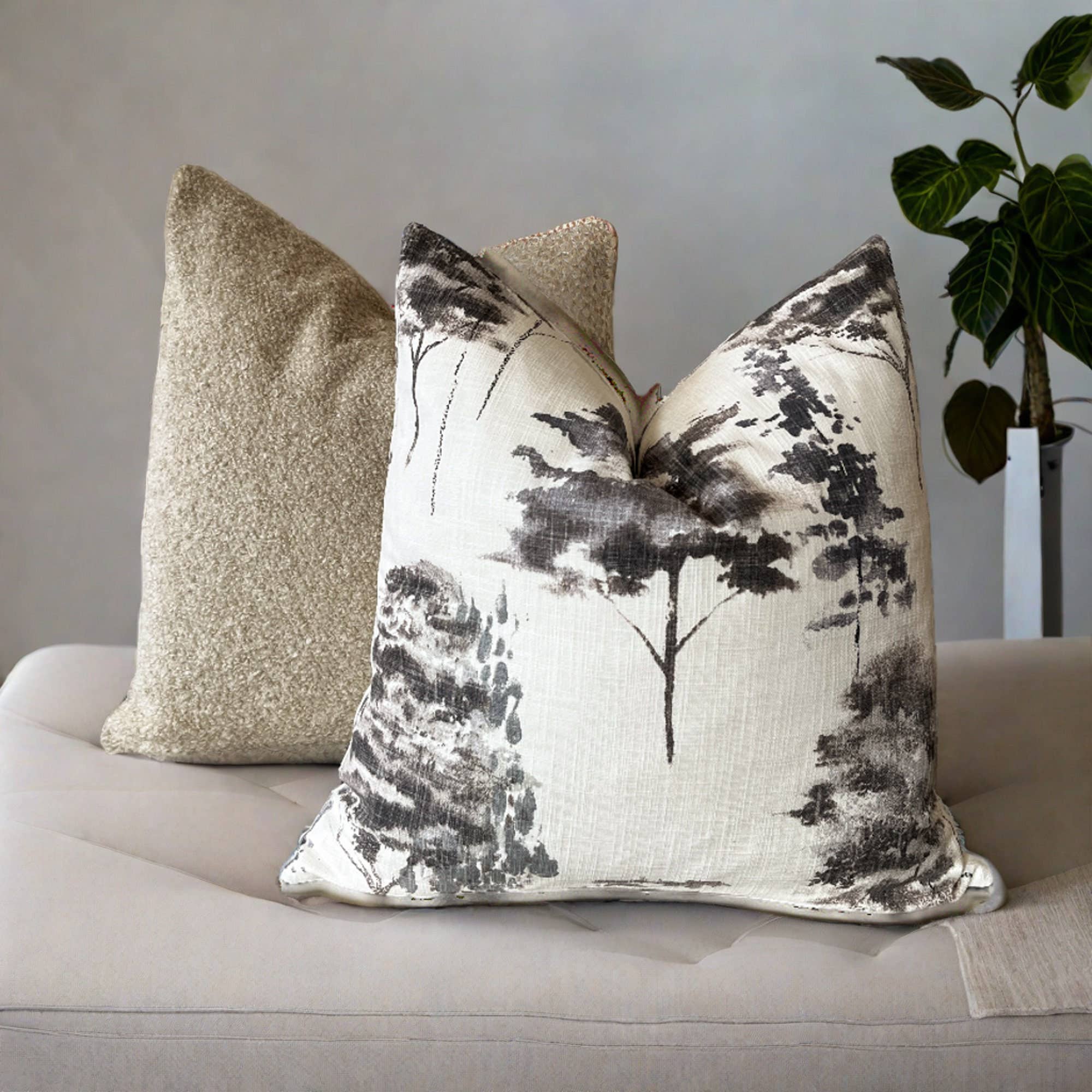 Miliva Home Store - Wholesale Throw Pillow Cover - Beige Boucle Throw Pillow - Soft Cream Boho Cushion4