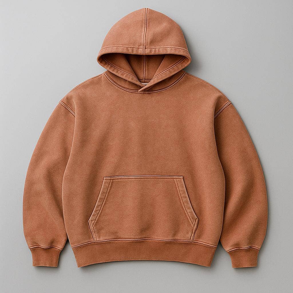 Factory Blanks - Wholesale Hoodie – Unisex - 500GSM Stone-Washed Boxy Hoodie – Luxe Oversized 2025 Fit4