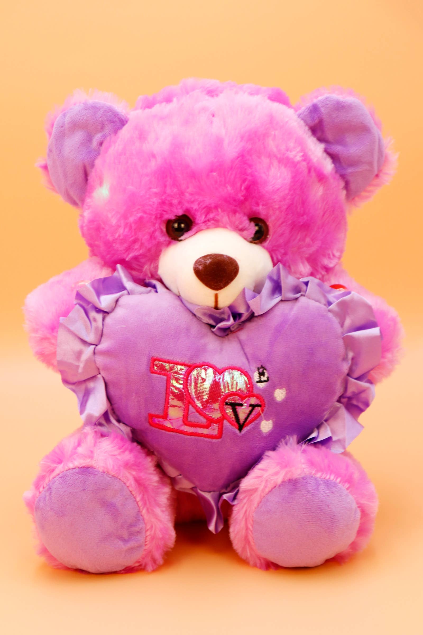 SURTIDO Osito de Peluche Musical Luminoso - 30 cm de venta al por mayor en Faire6