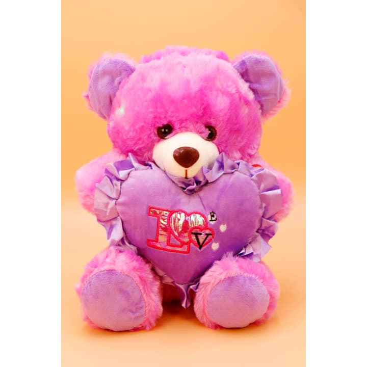 SURTIDO Osito de Peluche Musical Luminoso - 30 cm de venta al por mayor en Faire6