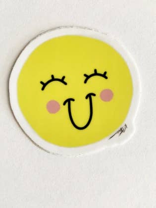 Autocollant vinyle - Smiley Face pour la vente par k.Patricia Designs