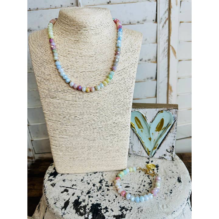 Scooples Jewelry - Vente Bracelet de perles - Sorbet Cristal Arc-en-ciel1