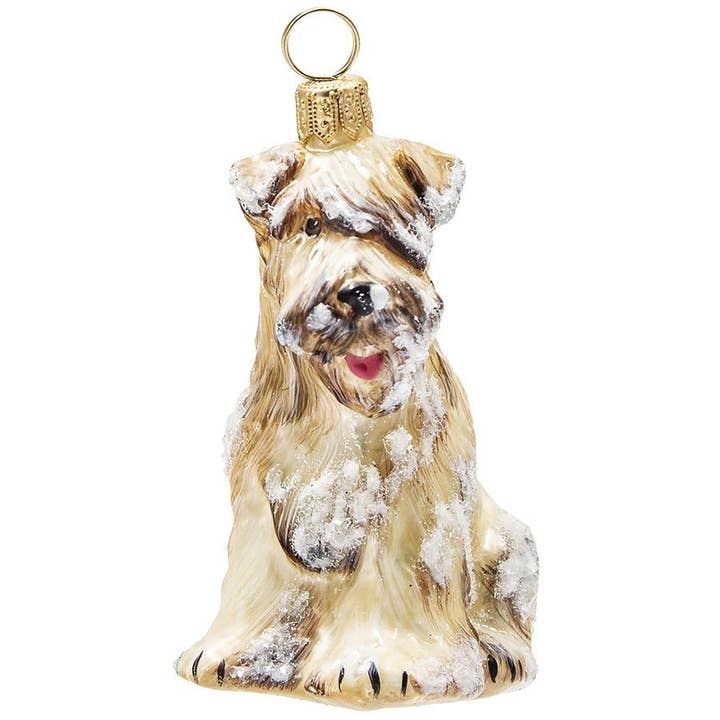Weich beschichtete Wheaten Terrier Snowy Version für den Großhandel von Joy To The World Collectibles