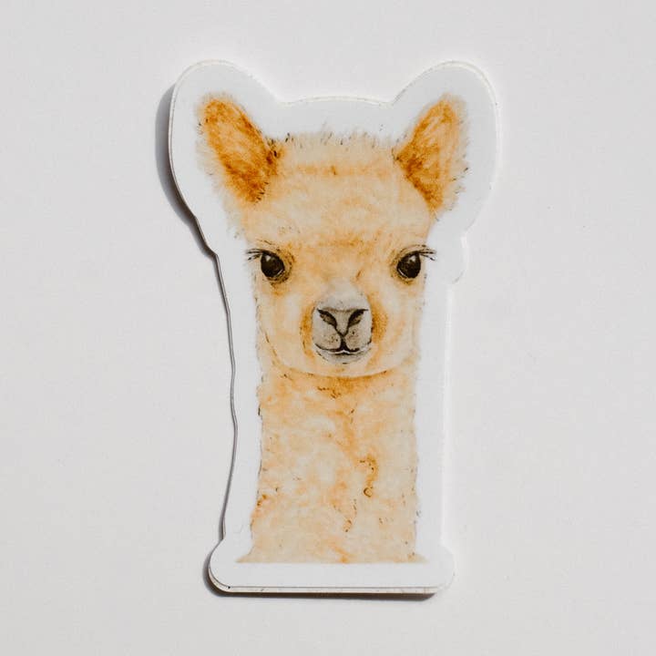 Alpaka-Vinylaufkleber für den Großhandel von WLDFLWR Studio