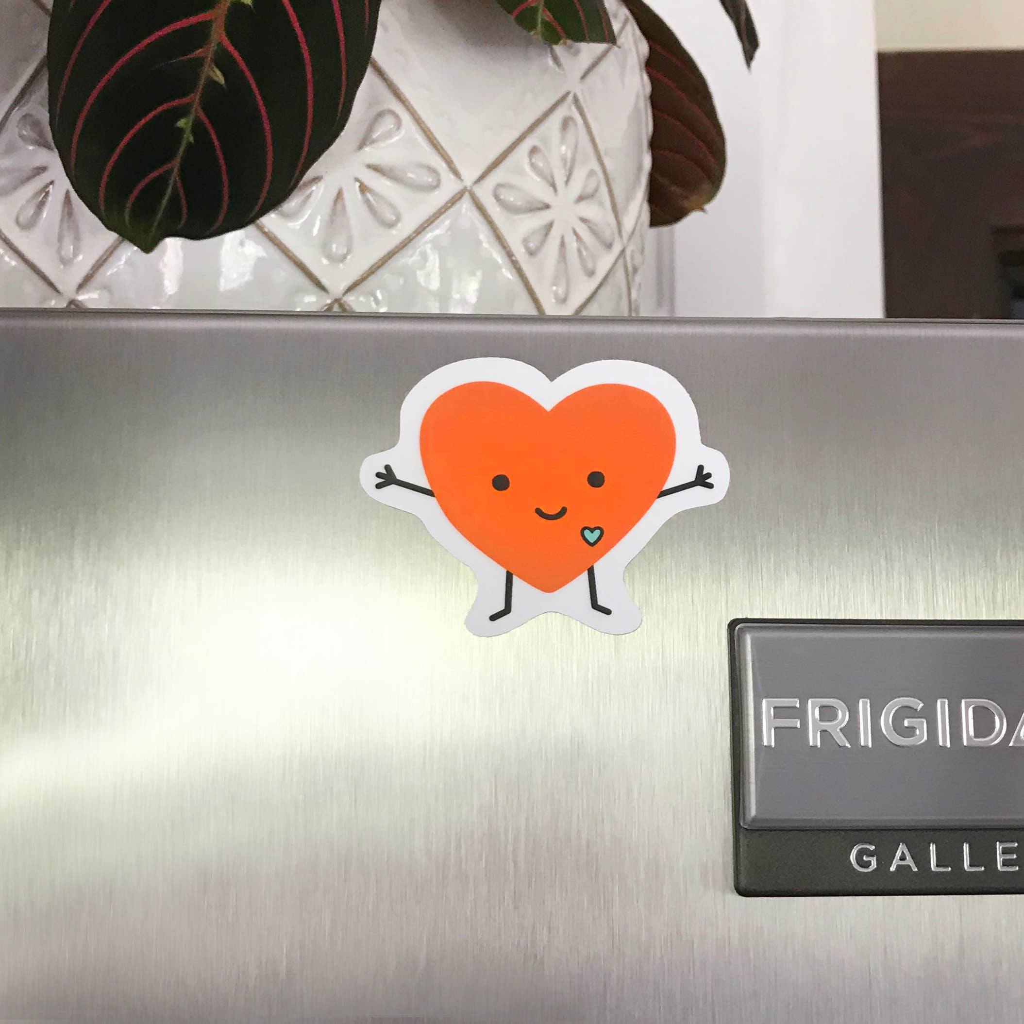 Night Owl Paper Goods - Wholesale Sticker - Happy Heart Vinyl Sticker2