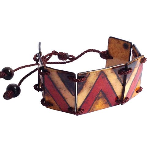 One World Projects - Vente Bracelet tissé/tressé - Petit bracelet en calebasse3