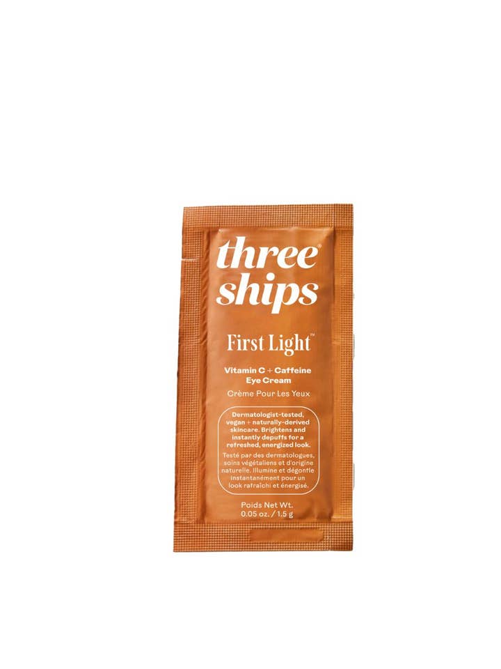 First Light Vitamin C Eye Cream Sachet for wholesale by Three Ships (No Duties | Ships from US/CA | USMCA Compliant)