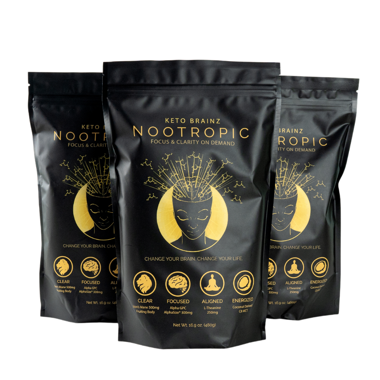 Keto Brainz Nootropics - Wholesale Creamer - Keto Brainz Nootropic Creamer 16.5oz10