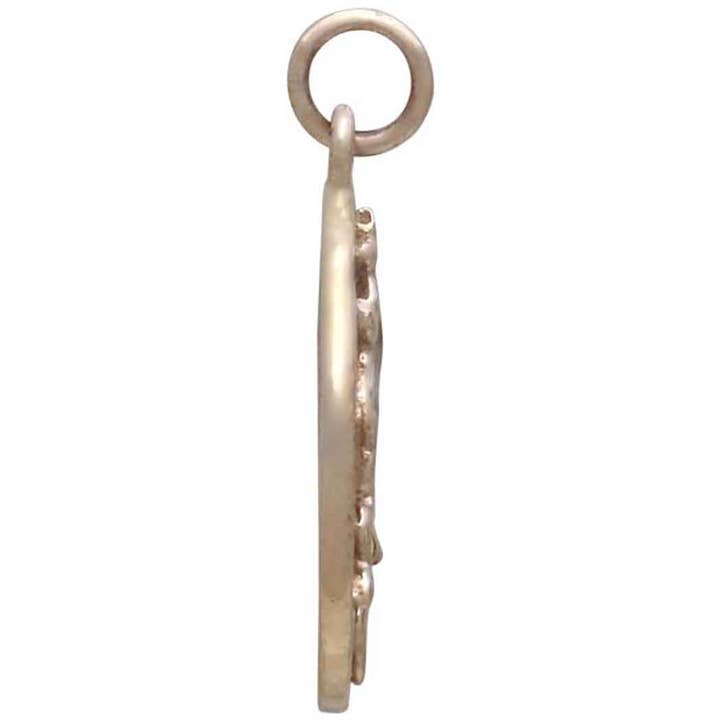 Plazko - Vendita all'ingrosso Ciondolo/pendente - Ciondolo Medusa in bronzo 24x18mm - 1 pz3