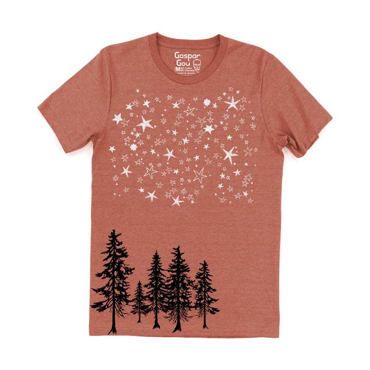 Gaspar Gou - Wholesale Screen Printed T-Shirt - Men's - Stars And Pines Charlie Tee3