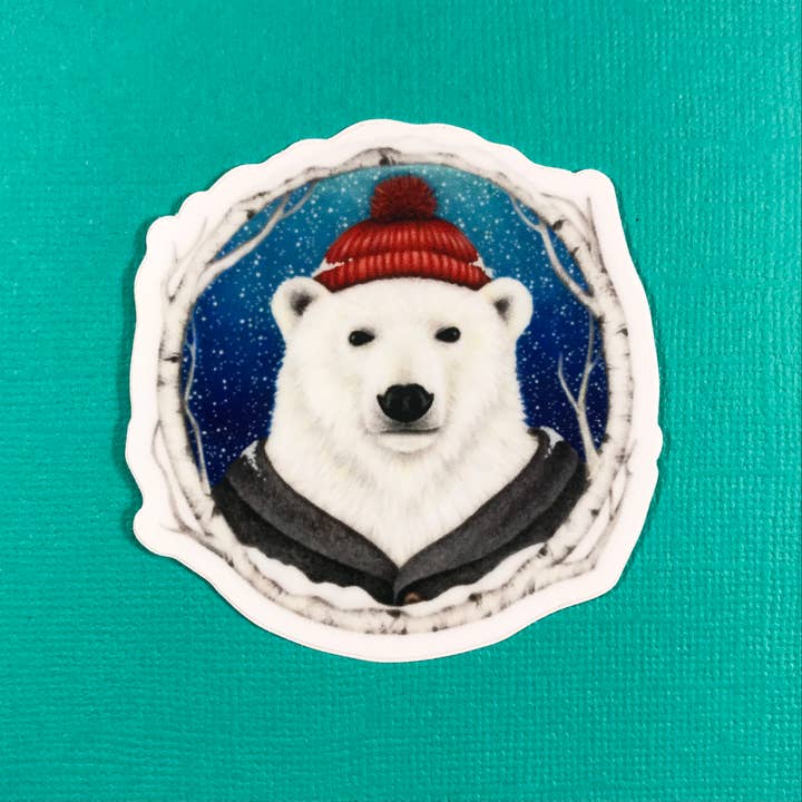 Abundance Illustration - Wholesale Sticker - Polar bear sticker