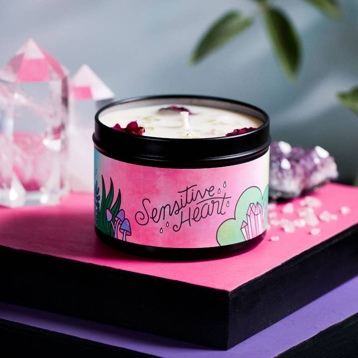 Rachel Beyer - Wholesale Travel Candles - Sensitive Heart Aromatherapy Candle - Floral & Citrus7