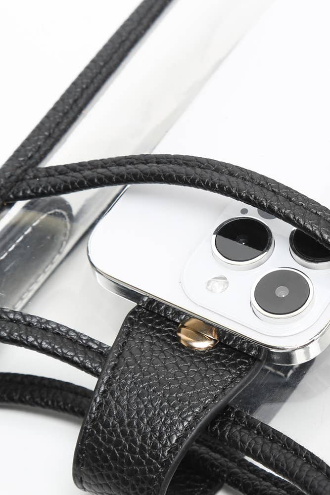 Hana - Wholesale Crossbody Bag - Women's - Clear Stadium Crossbody Mini Bag13