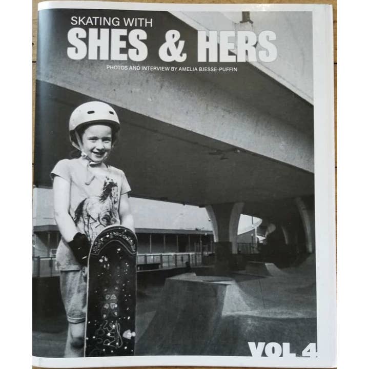 Skating with Shes and Hers Zine #4 for wholesale by Microcosm Publishing & Distribution